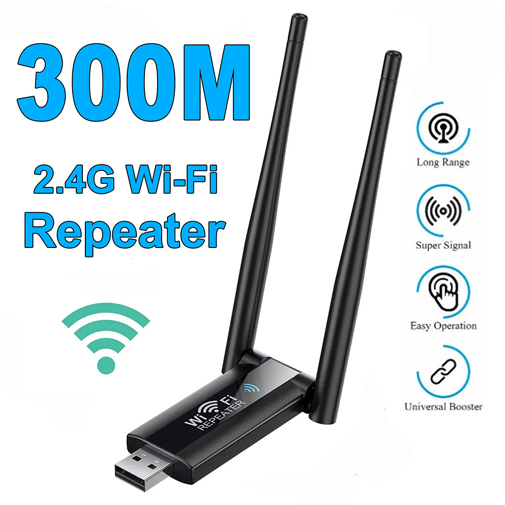 Wifi Range Extender - Pengulang WiFi Nirkabel 300Mbps 2.4G Extender