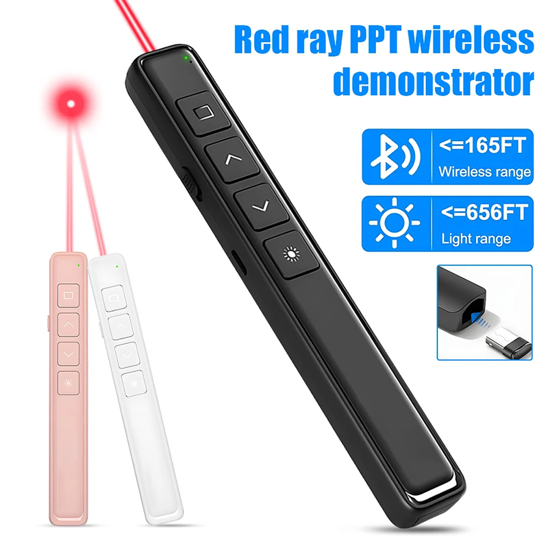 Presentation Remote Laser - Pena Presentasi Nirkabel Powerpoint RF 2.4GHz