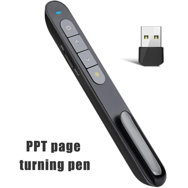 Presentation Remote Laser - Penunjuk Presentasi Laser 2.4G USB Nirkabel