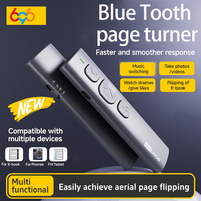 Presentation Remote Laser - Untuk IOS Android Blue Tooth Page
