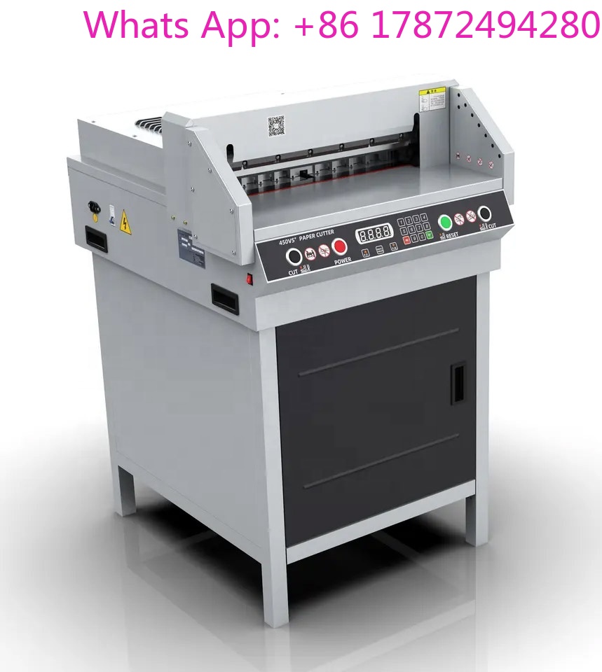 Paper Cutting Guillotine - Mesin Pemotong Kertas Otomatis QK-450VS+ Guillotine