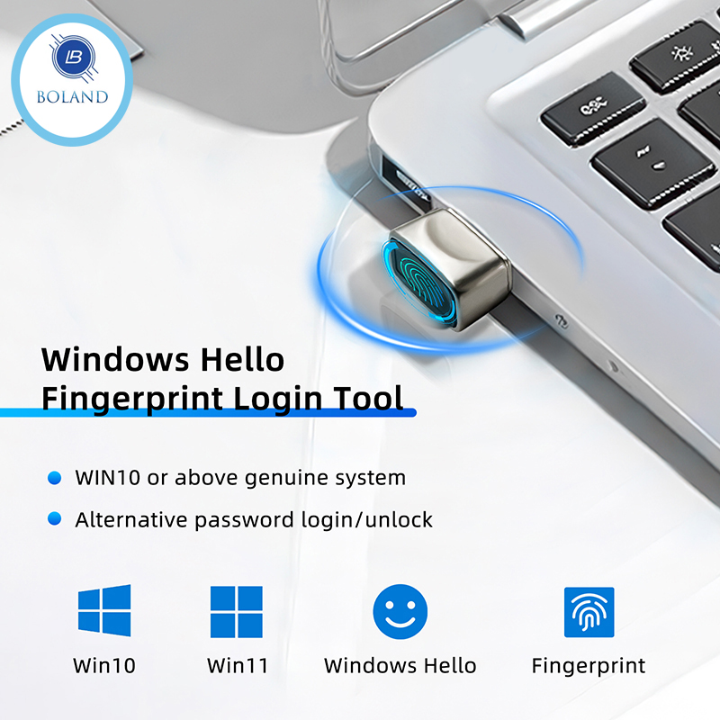Pc Security Lock - Kunci Login Sidik Jari Biometrik Mini
