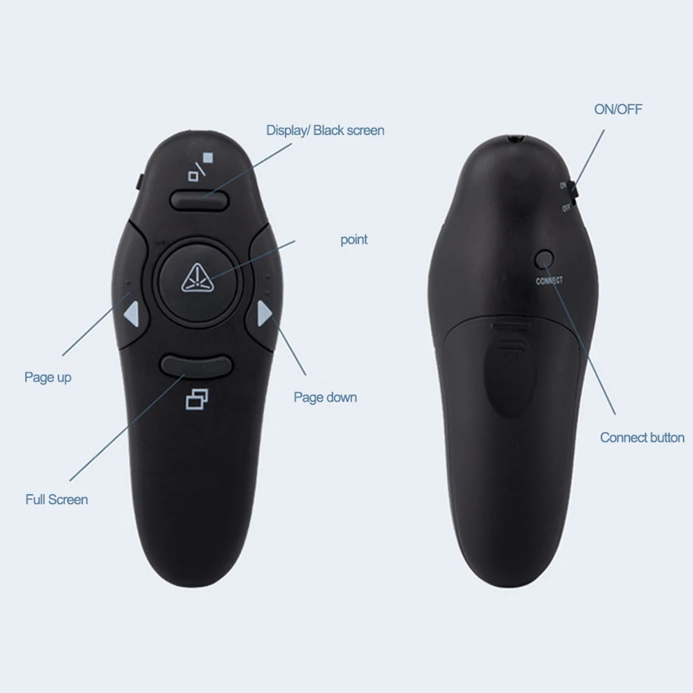 Presentation Remote Laser - Remote Kontrol Nirkabel Presenter 2.4GHz USB