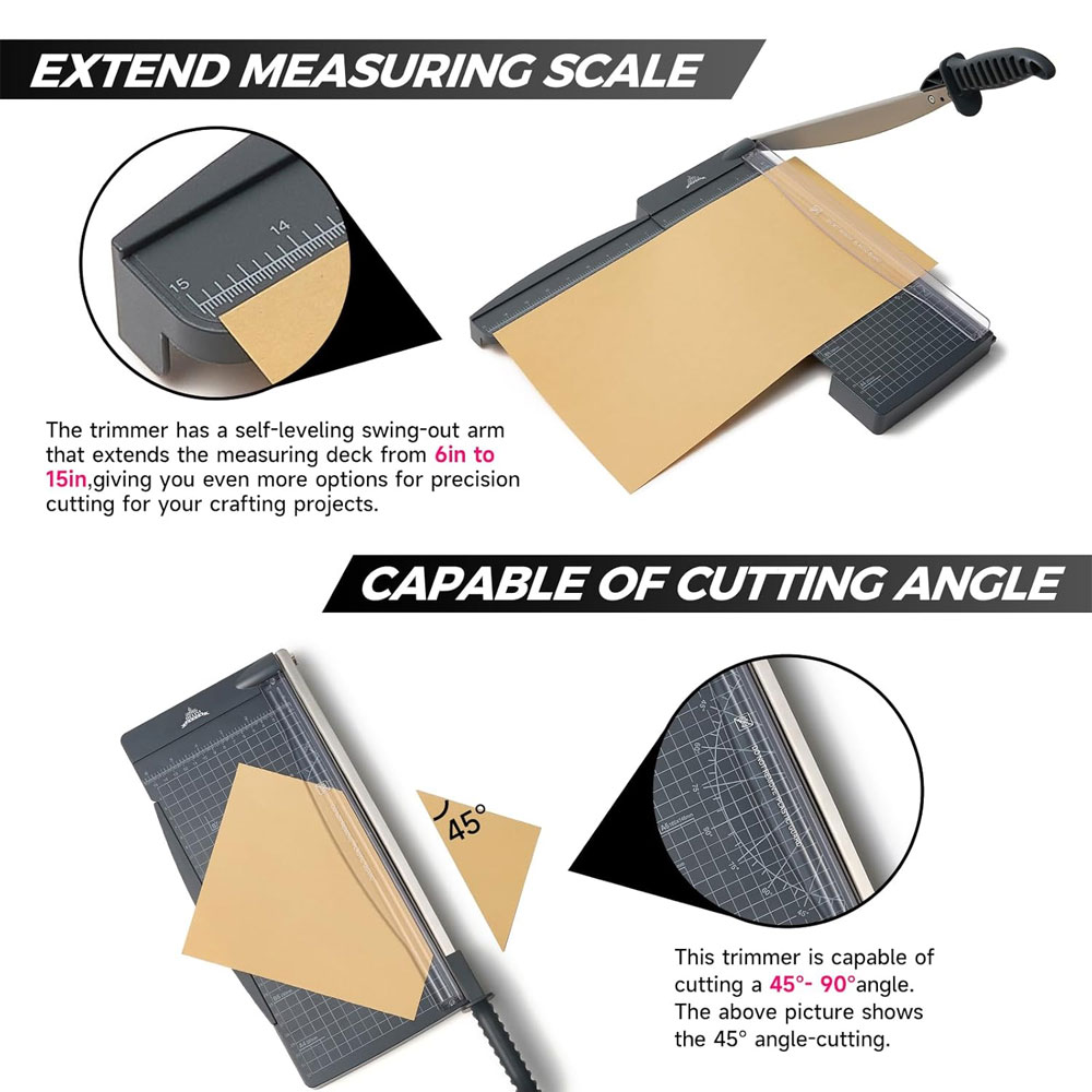 Pemotong Kertas Guillotine 12- - Paper Cutting Guillotine ulasan dan harga