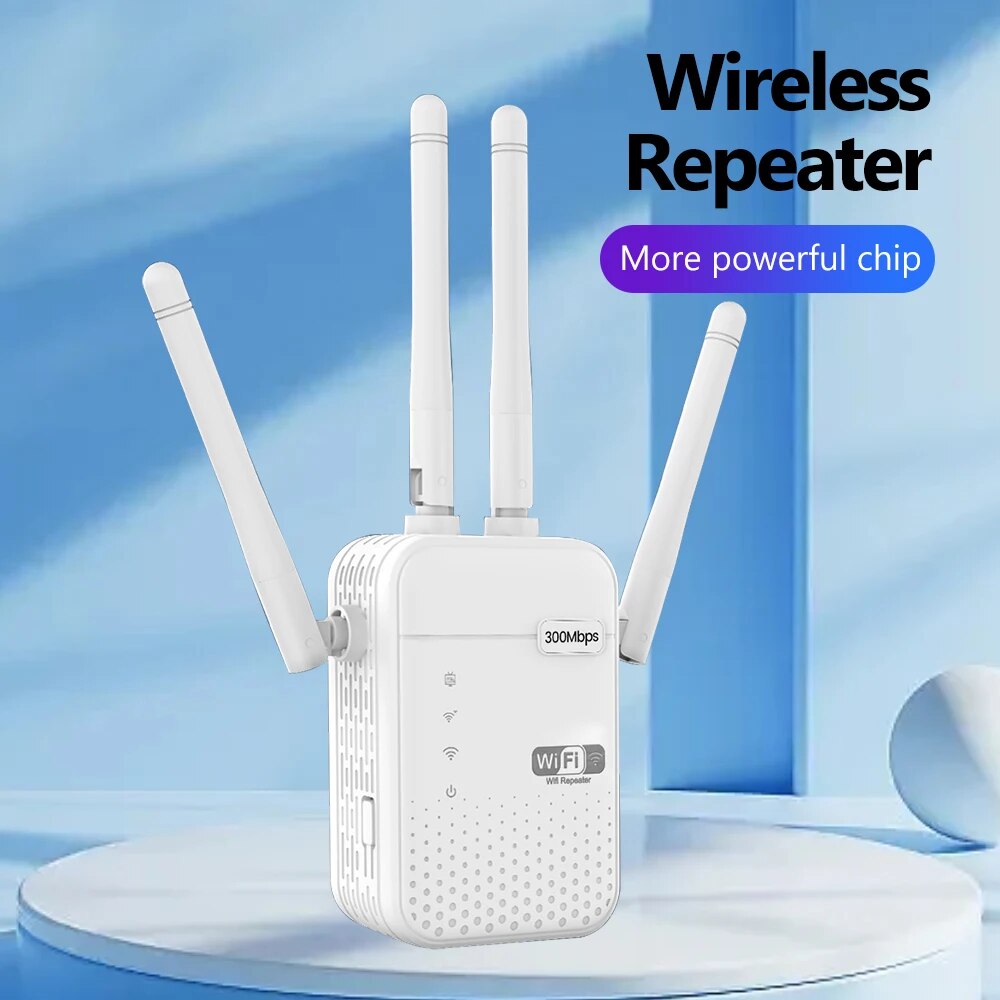 Penguat wi-fi nirkabel 300Mbps - Wifi Range Extender ulasan dan harga