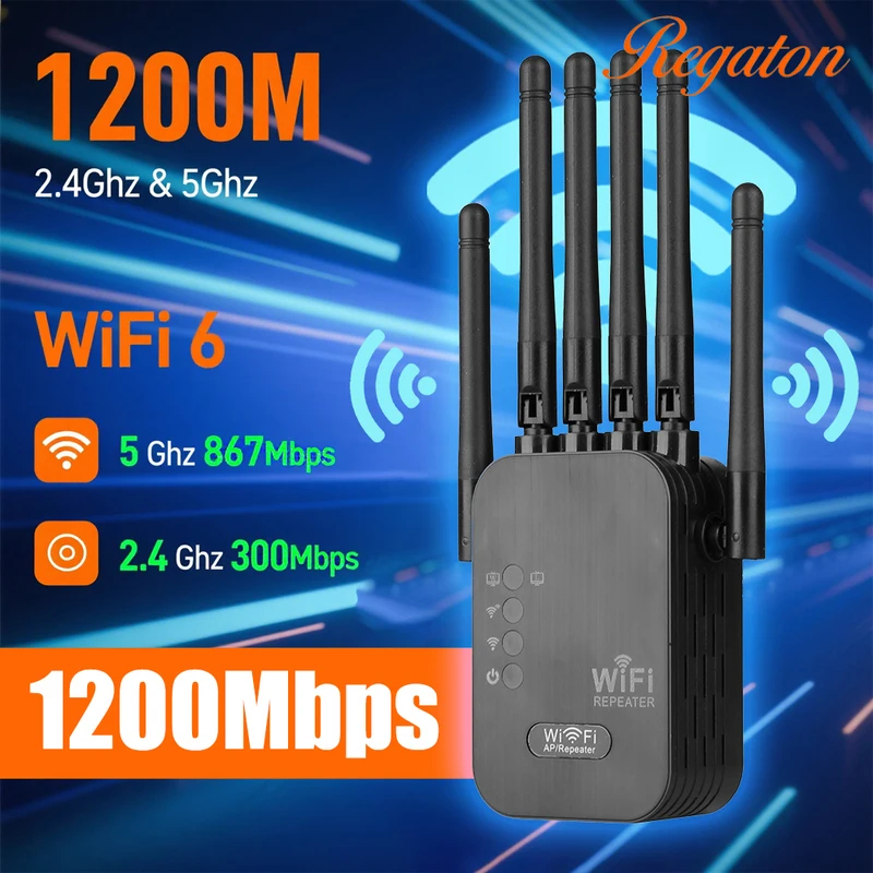 Penguat Sinyal WiFi 5G Nirkabe - Wifi Range Extender ulasan dan harga
