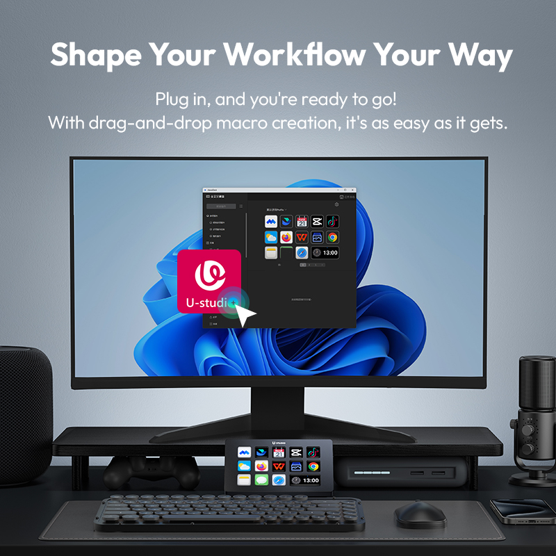 Keyboard D200 Stream Deck 13 T - Office Youtuber ulasan dan harga