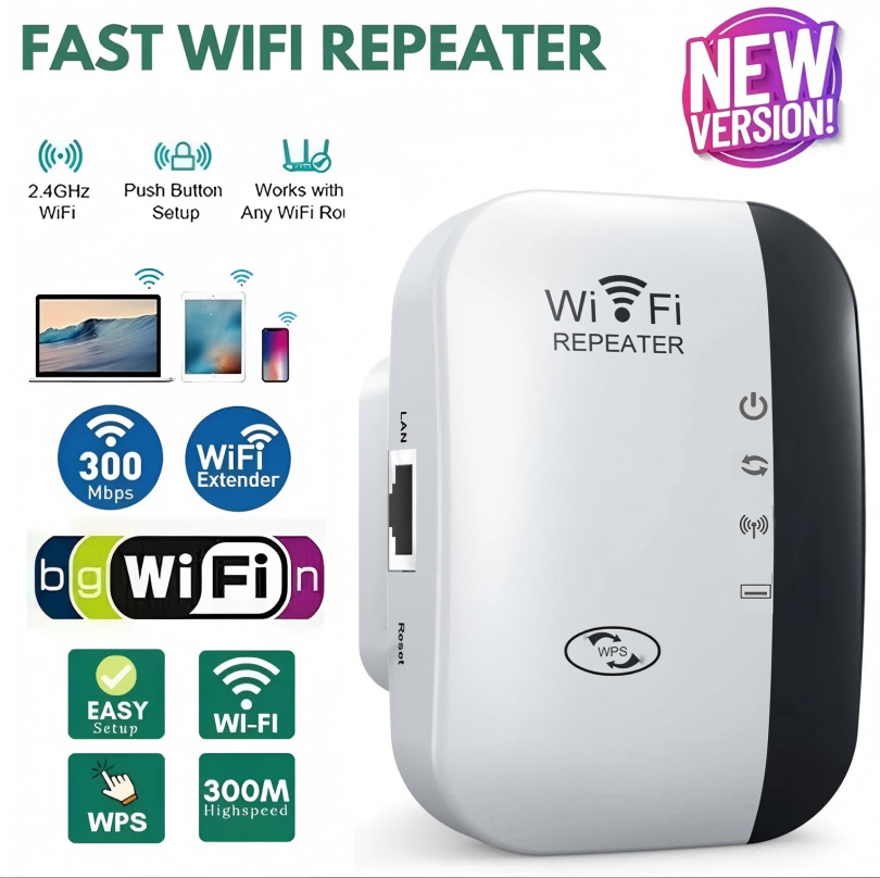 Penguat Sinyal WiFi 300Mbps &  - Wifi Range Extender ulasan dan harga
