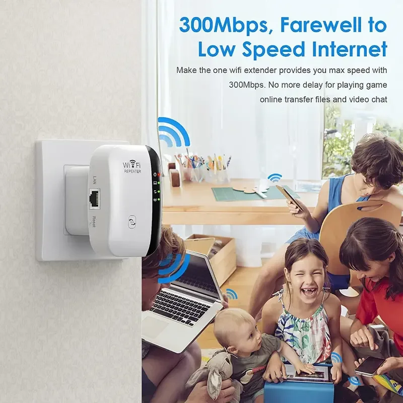 Penguat Sinyal WiFi 300Mbps &  - Wifi Range Extender ulasan dan harga