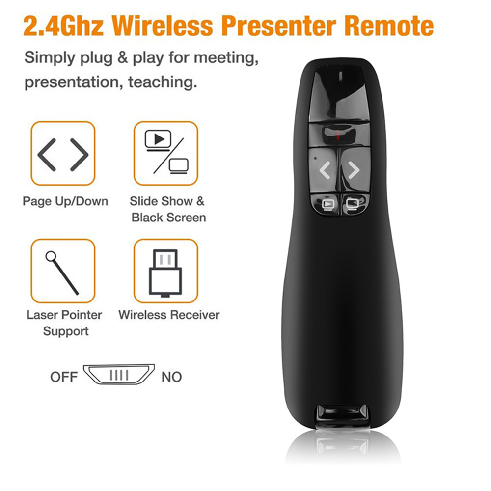 Presentasi Powerpoint USB Nirk - Presentation Remote Laser ulasan dan harga